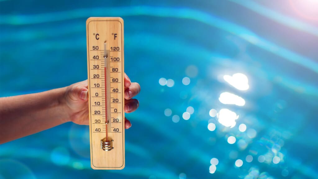 Variations de la température de l'eau de la piscine Piscines HydroSud — free download