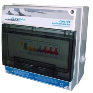 Coffret Distribution pompe à chaleur 16 A - Mono - LABEL HYDROSUD
