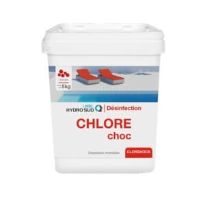 Chlore Choc (granulés) - 5 kg - LABEL HYDROSUD