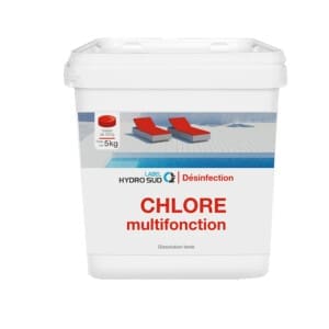 Chlore Multifonctions (galets 250g) - 5 kg - LABEL HYDROSUD