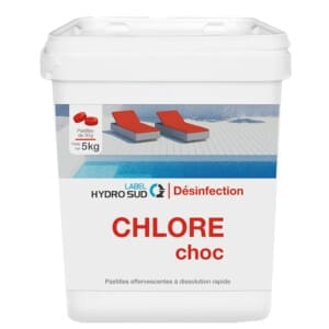 Chlore choc (pastilles 30 g) - 5 kg - LABEL HYDROSUD