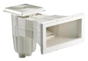 Skimmer grande meurtrière béton blanc