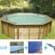 Piscine bois Bahia ø 4,30 m – H. 1,20 m – liner sable