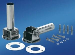 Ancrages d’échelle articulés avec platine ø 43 mm