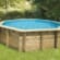 Piscine bois Océa ø 5,10 m – H. 1,20 m – liner bleu