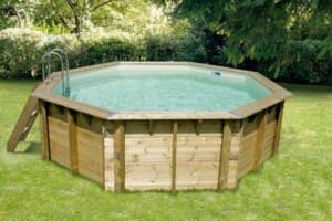 Piscine bois Océa ø 4,30 m – H. 1,20 m – liner sable