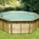 Piscine bois Océa ø 4,30 m – H. 1,20 m – liner sable