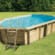 Piscine bois Océa 6,10 x 4,00 m -H. 1,30 m – liner bleu