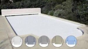 Volet hors sol avec BANC PVC