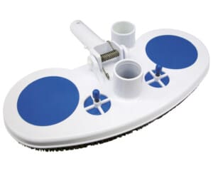 Tête de balai demi-lune à soupape