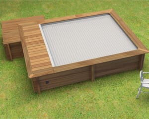 Piscine bois Urbaine 4,20 x 3.50 m – H 1.33 m