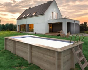 Piscine bois Urbaine 6,00 x 2.50 – H 1.33 m