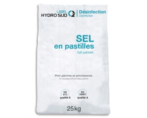 Sel en pastille – sac de 25 kg – LABEL HYDRO SUD