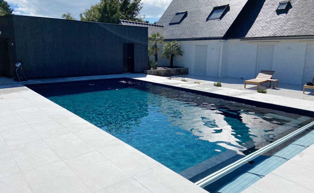 Piscine après rénovation