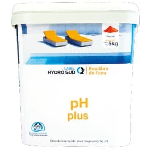 pH plus (poudre) - 5kg - LABEL HYDROSUD