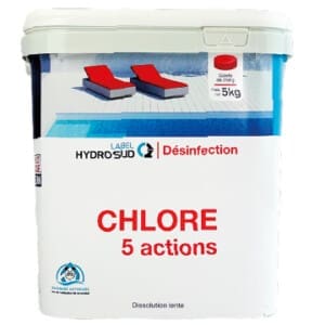 Chlore Multifonctions (galets 250g) - 5 kg - LABEL HYDROSUD