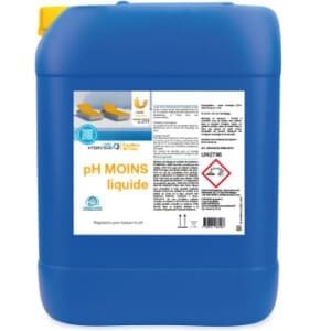 pH moins liquide - 22 kg - LABEL HYDROSUD