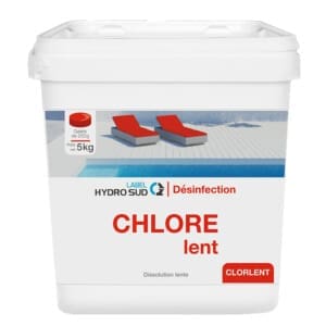 Chlore lent (galets 250g) - 5 kg - LABEL HYDROSUD