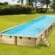 Piscine bois Linéa 15,50 x 3,50 m – H. 1,55 m – liner sable