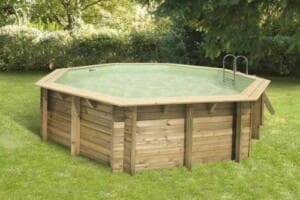 Piscine bois Océa ø 5,10 m – H. 1,20 m – liner sable