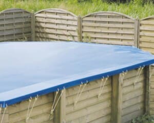 Couverture d’hiver opaque  piscine Azura 7,50 x 4,00 m