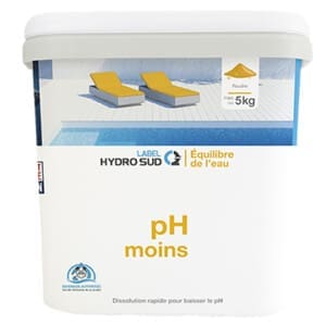 pH moins (poudre) - 5 kg - LABEL HYDROSUD
