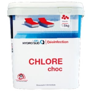 Chlore Choc (granulés) - 5 kg - LABEL HYDROSUD